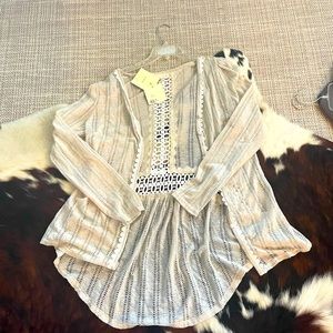 Boho cardigan XL but fits medium-large. NWT
